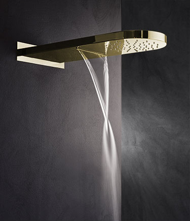 Pure Brass Rain & Waterfall Shower Head (75CB)