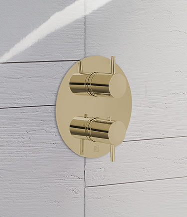 Brass Recessed Thermostatic Shower Valve (43BR)