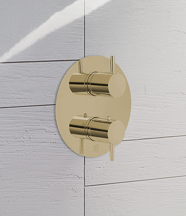 Brass Recessed Thermostatic Shower Valve (43BR)