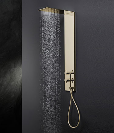Sleek Brass Shower Column (78ABR)