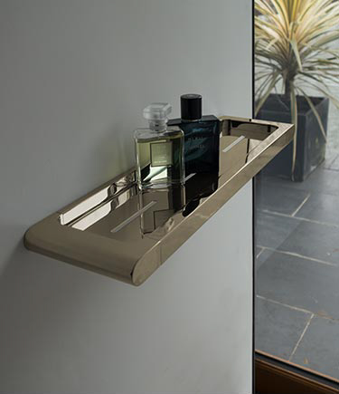 Spa Brass Bathroom Shelf (162DB)