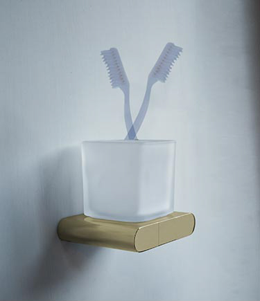 Spa Brass Wall Mounted Toothbrush Holder (162EB)