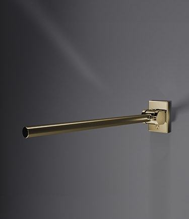 Etch Brass Folding Away Straight Grab Bar (ETB7)