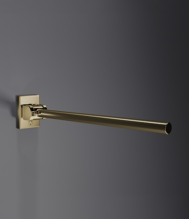 Etch Brass Removable Hinged Straight Grab Bar (ETB3)