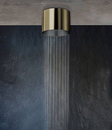 Cylinder Brass Ceiling Mounted Shower Head (75BB)
