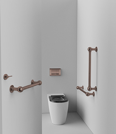 Bronze Ball Joint Doc M Ambulant Toilet Pack (723BZ)
