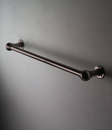 Ball Jointed Bronze Grab Towel Bar (150HBZ)