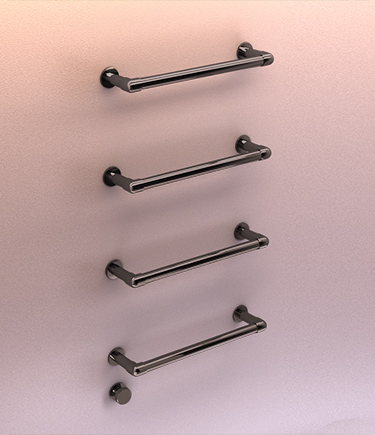 Bronze Classic Floating Towel Bar Radiator (166BZ)