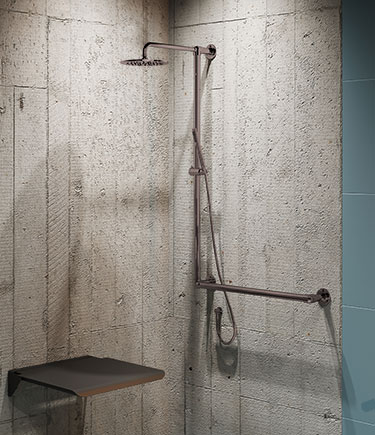 Bronze Classic Jointed Dual Shower Support Column (169BZ)