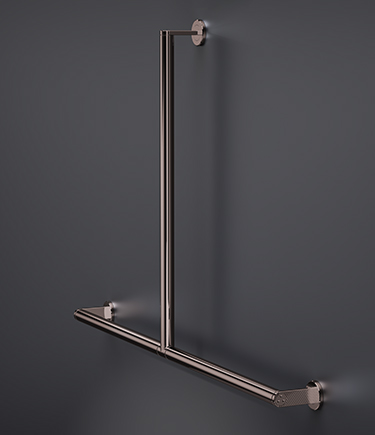 Etch Bronze T-Shaped Grab Bar (ETBZ4)