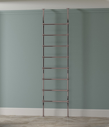 Bronze Floor to Ceiling Ball Jointed Towel Warmer (59QBZ)