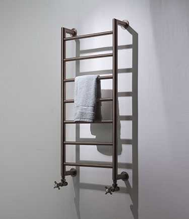 Bronze Mitred Towel Warmer (171BRZ)