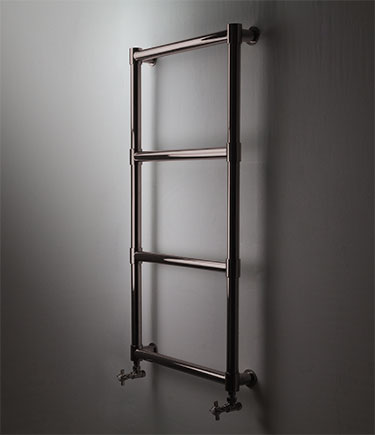 Round Chunky Bronze Heated Towel Rail (172BZ)