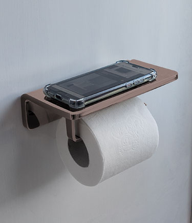 Spa Bronze Toilet Roll & Phone Holder (162CBZ)
