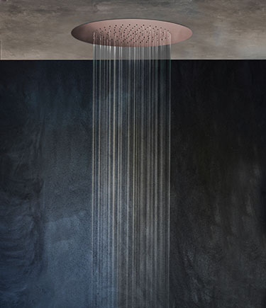 Wafer Bronze Rainfall Shower Head (75LBZ)