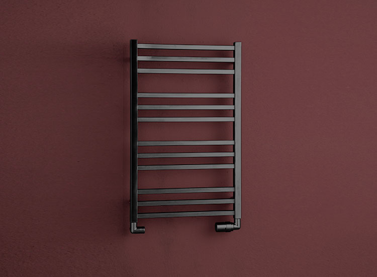 Brushed Black Chrome Heated Towel Rails Black Chrome Radiators
