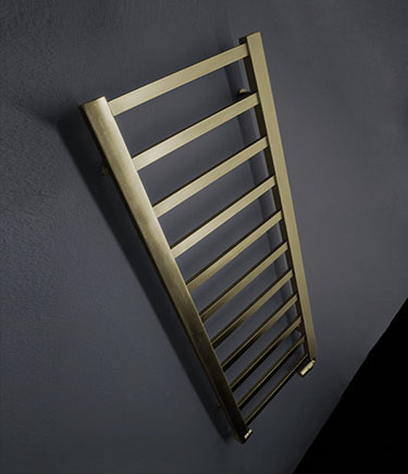 Brass Chunky Towel Warmer (113BR)