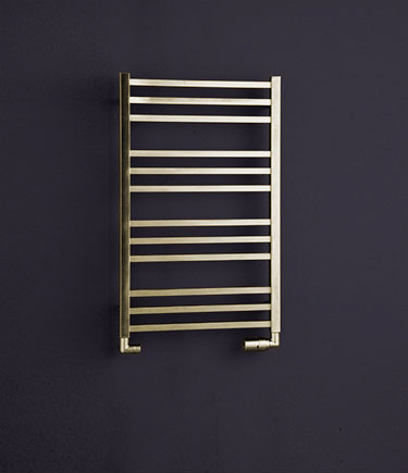 Brushed Brass Cubic Ladder Towel Rail (113BF)