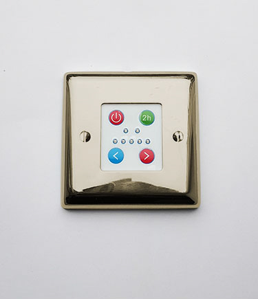 Brass Wall Control + Timer Boost for Electric Towel Rails (C4C)