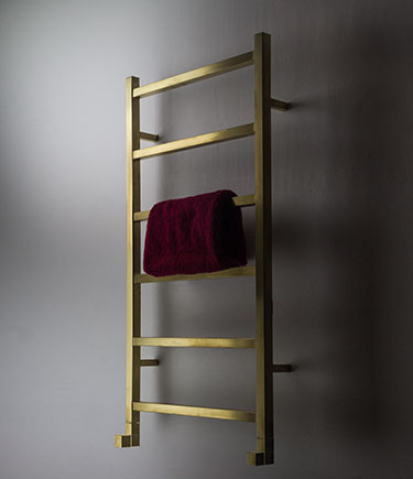 Brushed Gold Ladder Towel Rail (58BG)