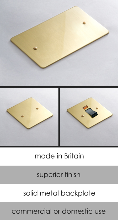 Brushed Gold Other Electrical Fittings (123CC)