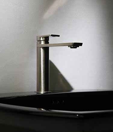 Brushed Nickel Basin Taps (36AA)