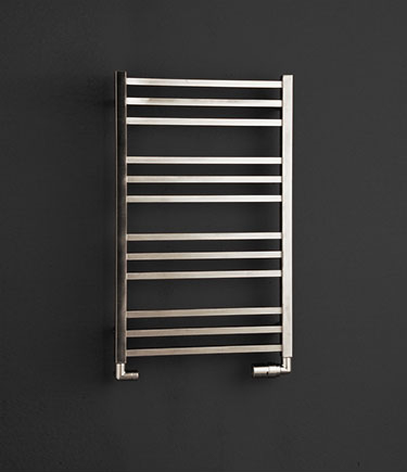 Brushed Nickel Cubic Ladder Towel Rail (113FN)