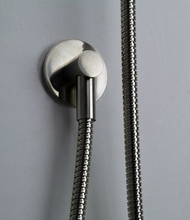 Brushed Nickel Shower Wall Elbow (36KK)