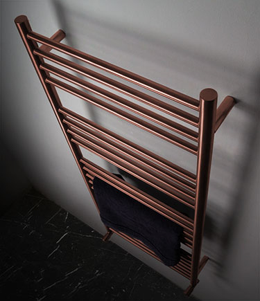 Brushed Copper Towel Rail (57CCB)