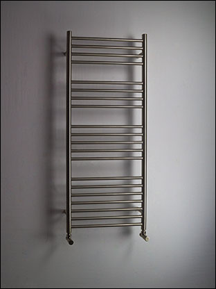 Brushed Nickel Heated Towel Rail Nickel Radiators