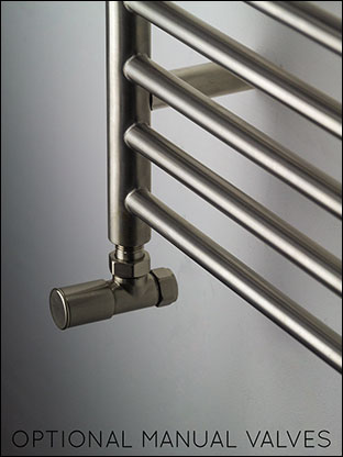 Brushed Nickel Heated Towel Rail Nickel Radiators