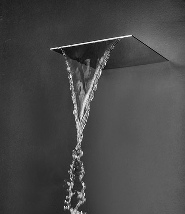 Cascade Stainless Waterfall Shower Head (75G)