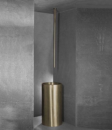 Pau Brass Basin Filler & Basin (39GG)
