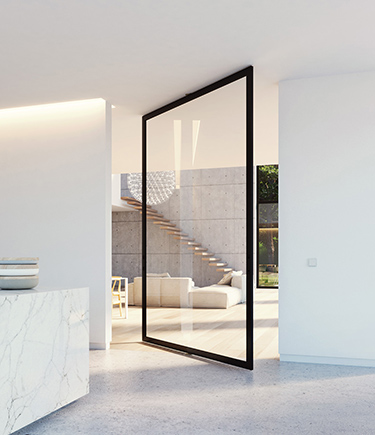 Central Pivot Framed Internal  Door (PVT4)