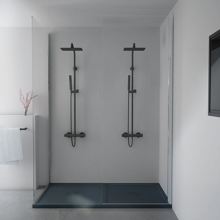 Chic XX Large Double Shower Tray 76ECD