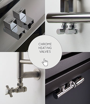 Chrome Heating Valves 