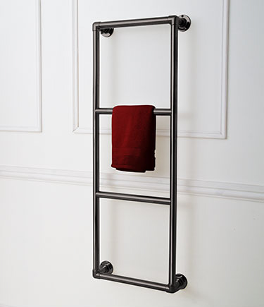 Classic Black Chrome Heated Towel Rail (57NBC)