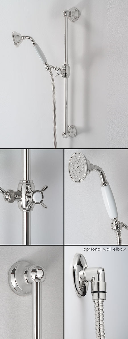 Classic Shower Head & Slide Rail (50JJ)