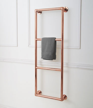 Classic Copper Heated Towel Rail (152G)