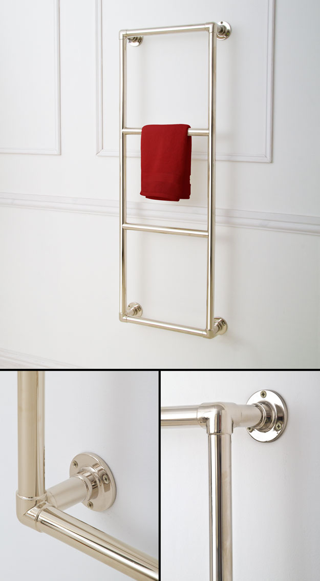 Traditional Nickel Towel Rails Nickel Plated Towel Warmers Classic