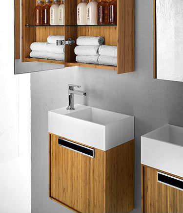 Cloakroom Basin with Storage Unit (20Q)