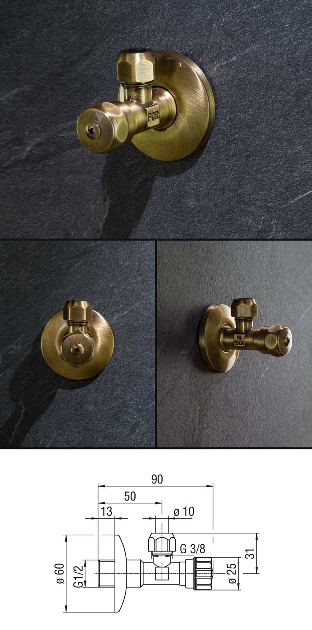 Coco Wall Water Outlet for Basin Taps (34U)