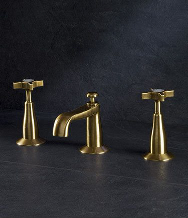 Coco Brass 3 Piece Basin Taps (34B)