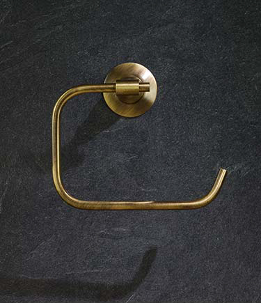 Coco Antique Brass Toilet Roll Holder (34S)