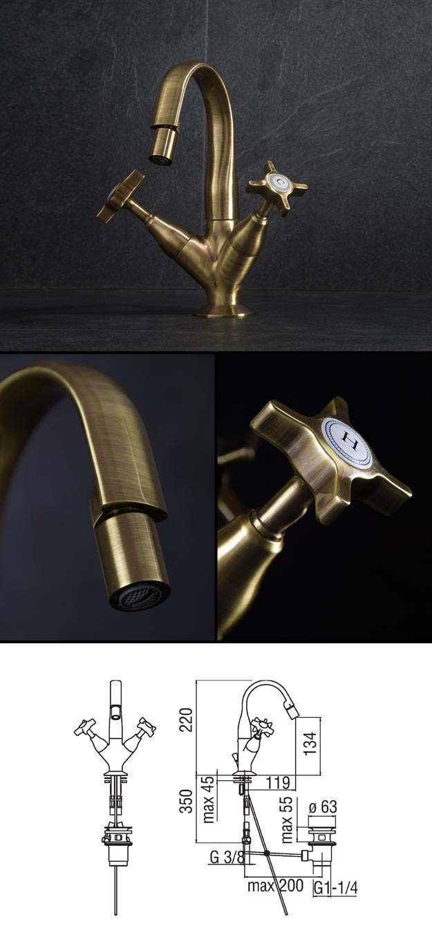 Coco Brass Bidet Tap (34Z)