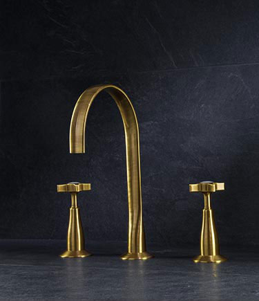 Coco Brass Deck Mounted Basin Taps (34C)