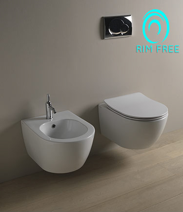 Comfy XXS Rimless Wall Hung WC (17H)