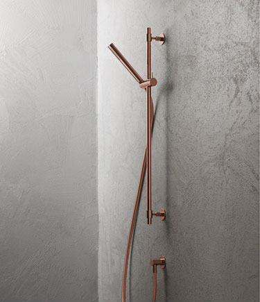Copper Slide Rail Shower Head (35HH)