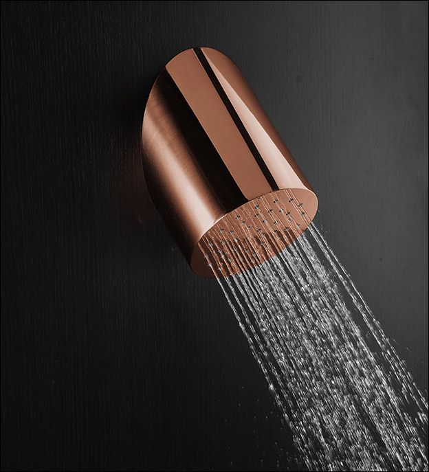 Apex Copper Wall Mounted Shower Head Copper Shower Heads