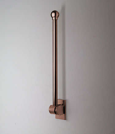 Copper Removable Hinged Ball Grab Bar (157CP)